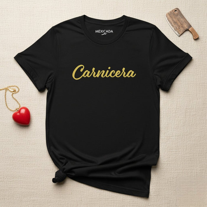 Maglietta Uomo e Donna Carnicera | Macellaio, Forza, Audace, Resistente, Intrepido | C5