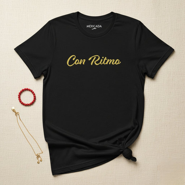 Maglietta Uomo e Donna Con Ritmo | Con Ritmo, Musica, Ballo, Energia, Passione | C5