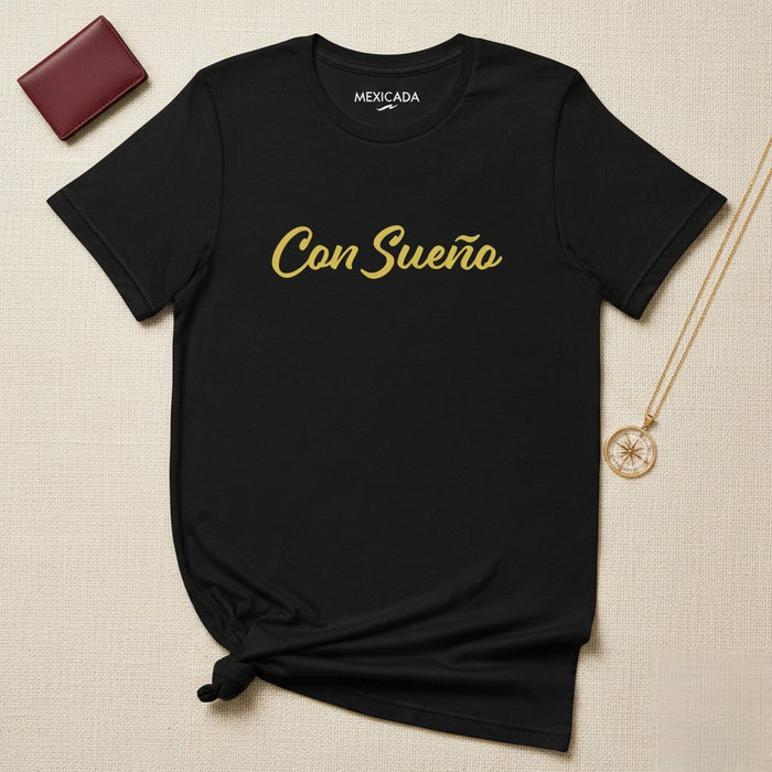 Maglietta da uomo e donna Con Sueño | Sogno, Ispirazione, Speranza, Motivazione, Positività | C5