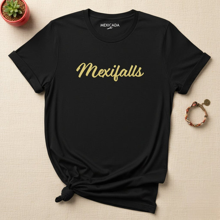 Mexifalls Men & Women's T-Shirt | Mexico, Culture, Pride, Heritage, National Identity | M5