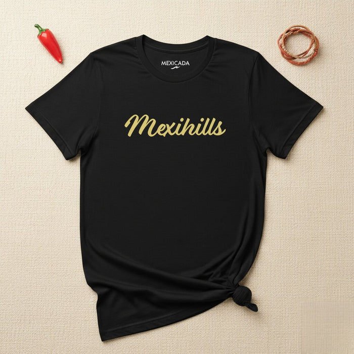 Mexihills Men & Women's T-Shirt | M5, Aztec, Culture, Mexican Heritage, Unisex, Vibrant Design, Bold Fashion