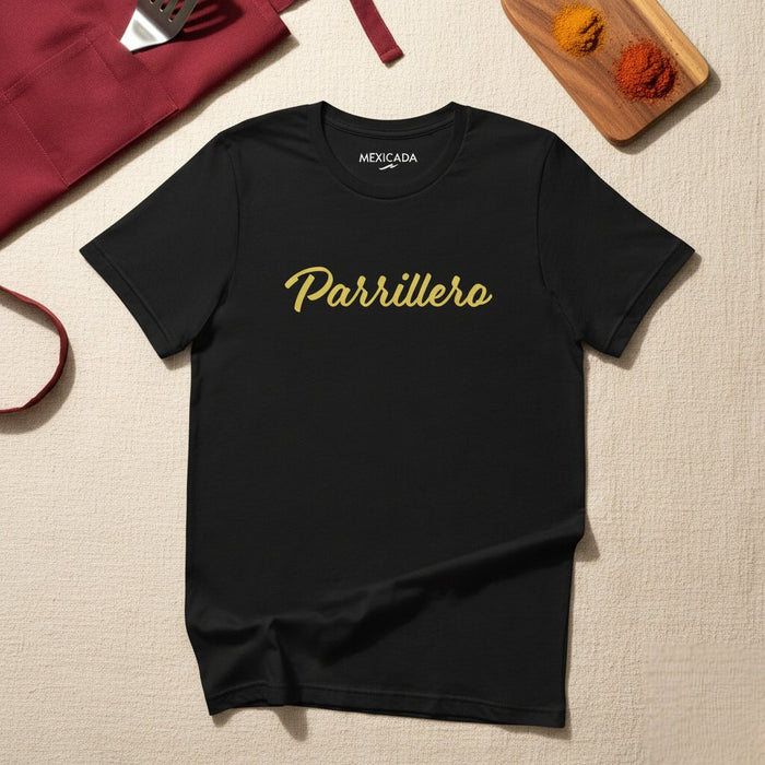 Maglietta per uomo e donna Parrillero | Maestro della griglia, BBQ, cucina, chef, amante del cibo | P5