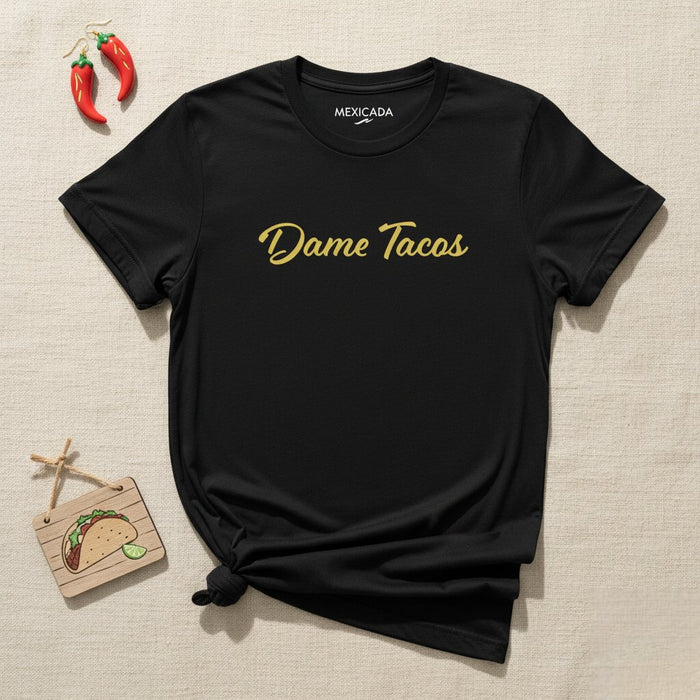 Maglietta da Uomo e Donna Dame Tacos | Tacos, Cibo Messicano, Piccante, Festa, Cultura | D5