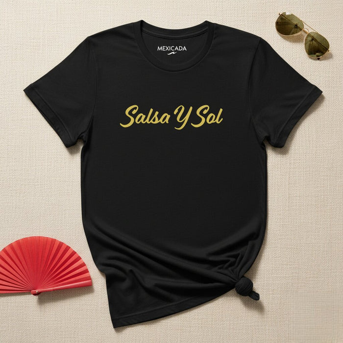 Maglietta da Uomo e Donna Salsa Y Sol | Salsa, Sole, Ballo, Estate, Divertimento, Energia, S5