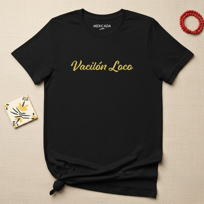 Maglietta da uomo e donna Vacilón Loco | Divertente, Festa, Pazzo, Celebrazione, Energia | V5