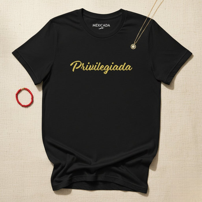 Maglietta da uomo e donna Privilegiada | Privilegio, Fiducia, Forza, Potere | P5