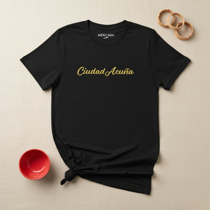 Maglietta da uomo e donna Ciudad Acuña | Città, Acuña, cultura messicana, orgoglio, abbigliamento casual | C5