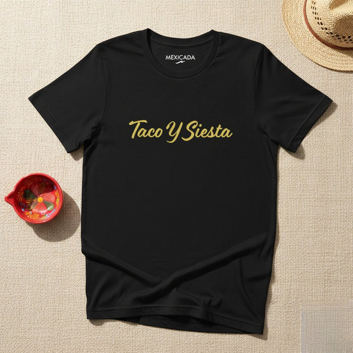 Maglietta Uomo e Donna Taco Y Siesta | Taco, Pisolino, Cultura Messicana, Relax, Tequila | T5
