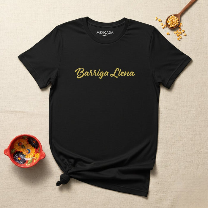 Maglietta da uomo e da donna Barriga Llena | Pancia Piena, Comfort, Relax, Amante del Cibo | B5