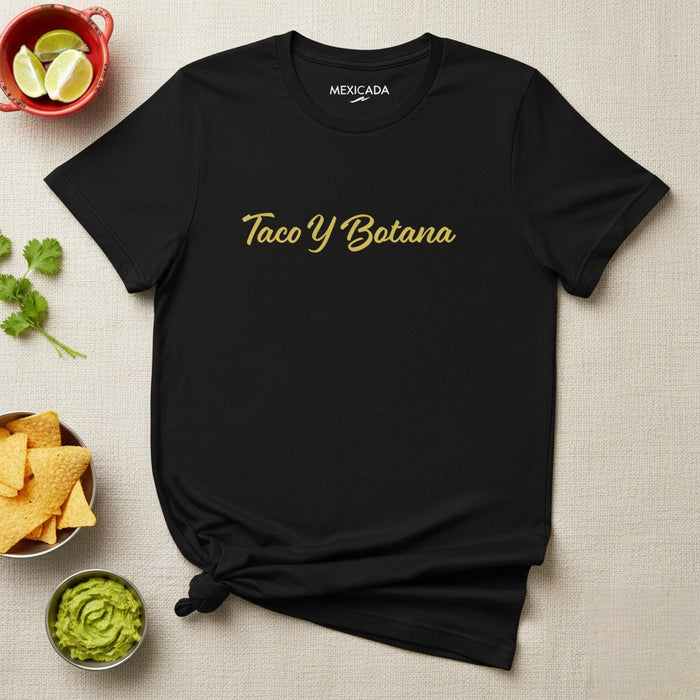 Maglietta da uomo e da donna Taco Y Botana | Taco, Snack, Cibo Messicano, Tradizione, Cultura | T5