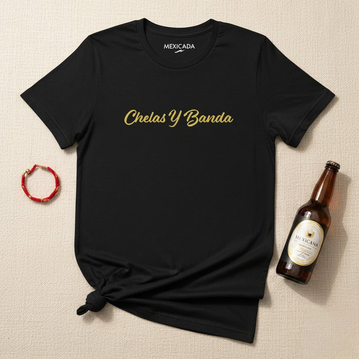 Maglietta Chelas Y Banda da uomo e donna | Birra, musica, banda, cultura messicana, festa | C5