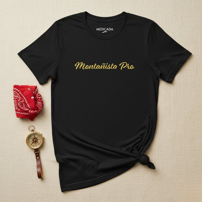 T-Shirt Montañista Pro per uomo e donna | Alpinista, avventura, forza, attività all'aperto, Pro | M5