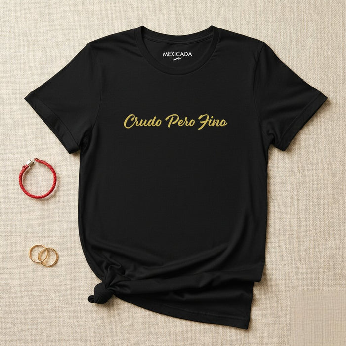 Crudo Ma Raffinato T-Shirt Uomo e Donna | Stile, Fiducia, Audace, Urbano | C5