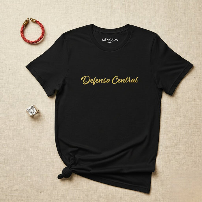 Maglietta da uomo e da donna Defensa Central | Difensore centrale, calcio, football, forza, protezione, lavoro di squadra | D5