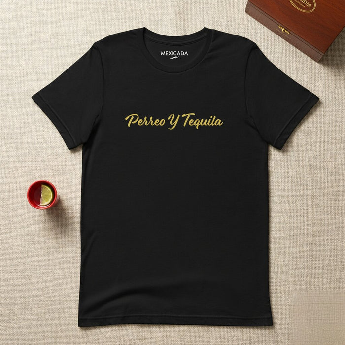 Maglietta Perreo Y Tequila Uomo e Donna | Festa, Ballo, Latino, Divertimento, Musica, Celebrazione | P5
