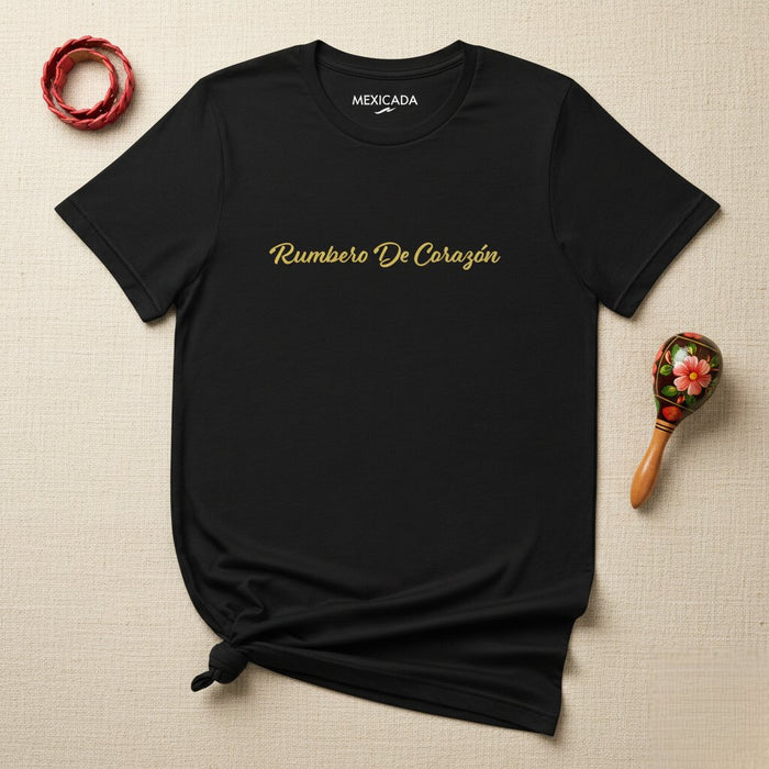 Rumbero De Corazón T-Shirt Uomo e Donna | Rumbero, Cuore, Ballo, Passione, Musica, Latino | R5