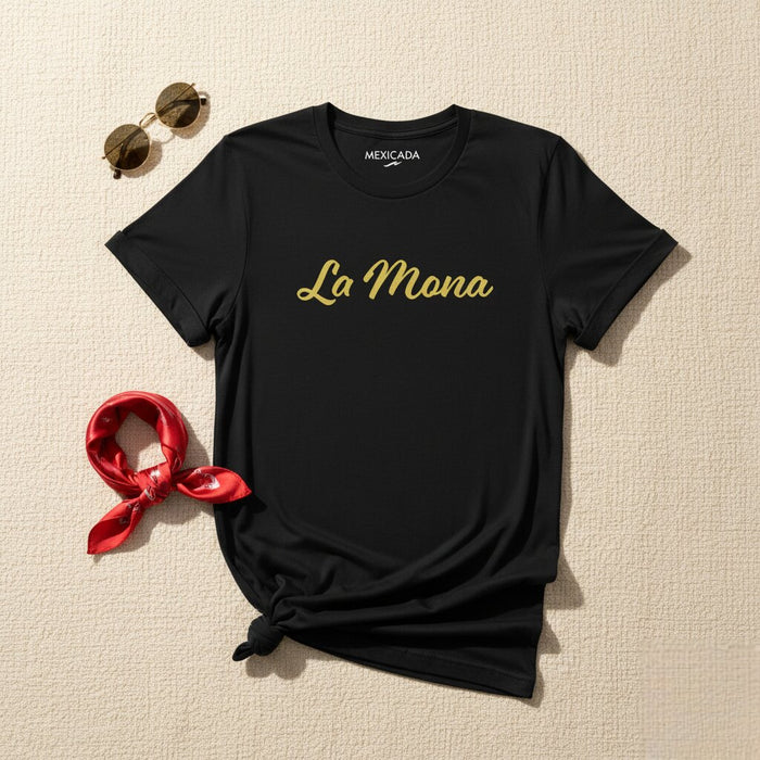 La T-shirt da uomo e donna La Mona | Scimmia, divertente, giocosa, animale, natura, avventura | L5