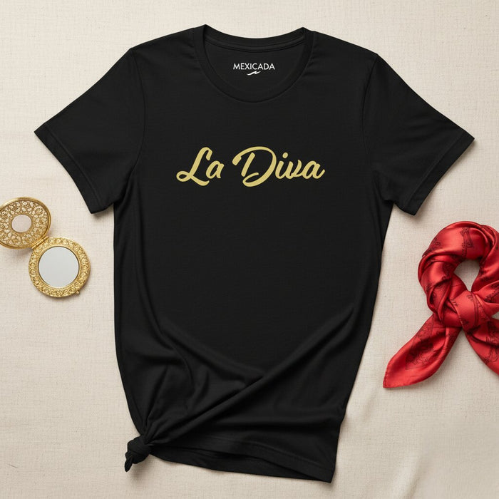 La T-Shirt La Diva Uomo e Donna | Diva, Forza, Fiducia, Potenziamento, Moda | L5