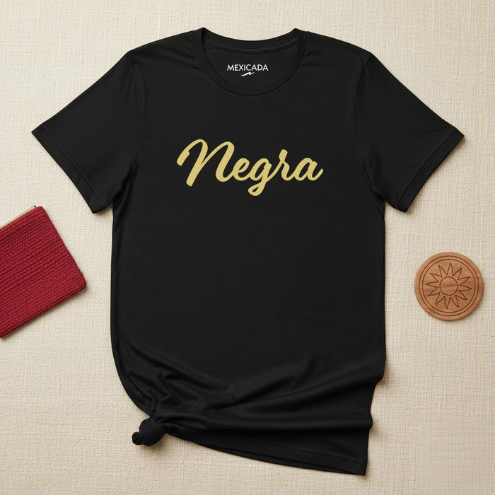 Maglietta da uomo e donna Negra | Nera, elegante, comoda, casual, moderna | N5