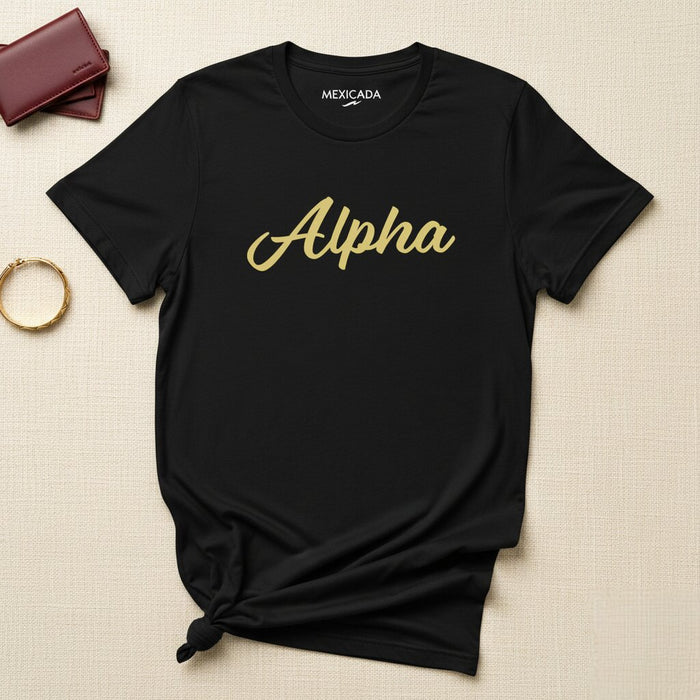 T-shirt Alpha da Uomo e Donna | Forza, Potere, Leadership, Fiducia | A5