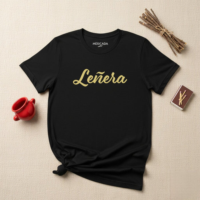 Maglietta da uomo e da donna Leñera | Legno, legna da ardere, boscaiolo, foresta, attività all'aperto | L5