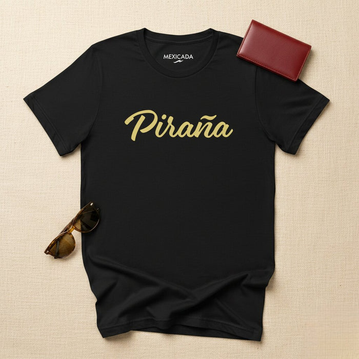 Maglietta Piraña | Piranha, Feroce Predatore, Potere Fluviale, Forza, Spirito Audace | P5