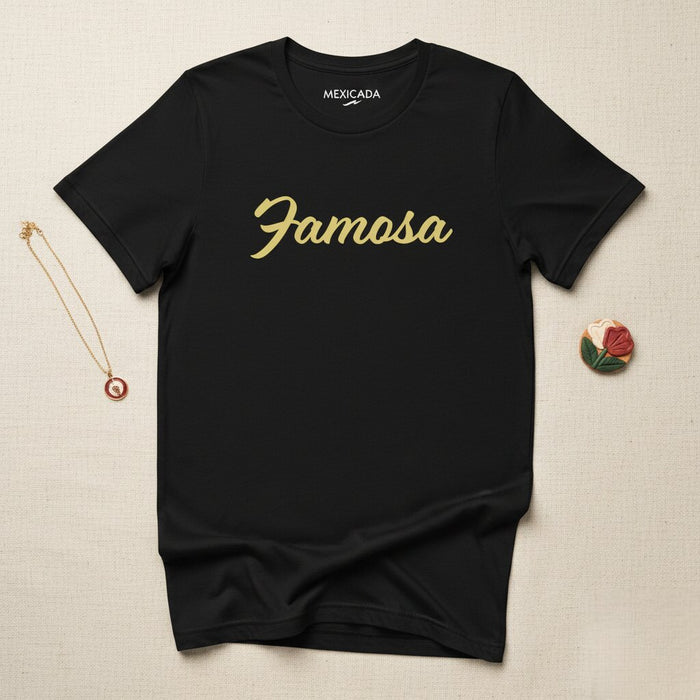 T-Shirt Famosa Uomo e Donna | Famosa, Leggendaria, Audace, Fiducia, Identità | F5