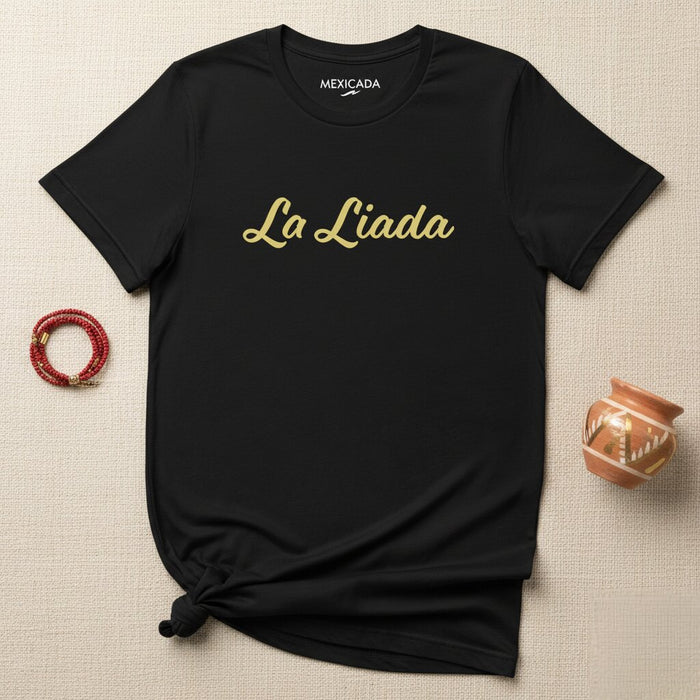 La Liada Maglietta | Il Casino, Caos, Divertimento, Umorismo, Slang Spagnolo, Spirito Giocoso | L5