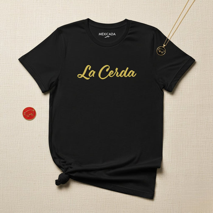 Maglietta La Cerda Uomo e Donna | Il Maiale, Audacia, Forza, Resilienza, Potenza, Coraggio | L5