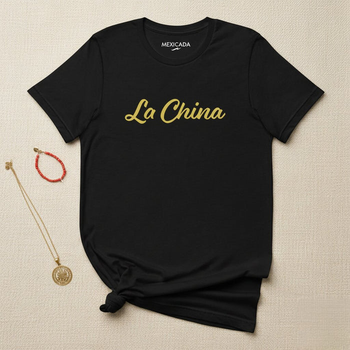 La Maglietta Cina | La Ragazza, Forza, Bellezza, Coraggio, Spirito, Orgoglio | L5