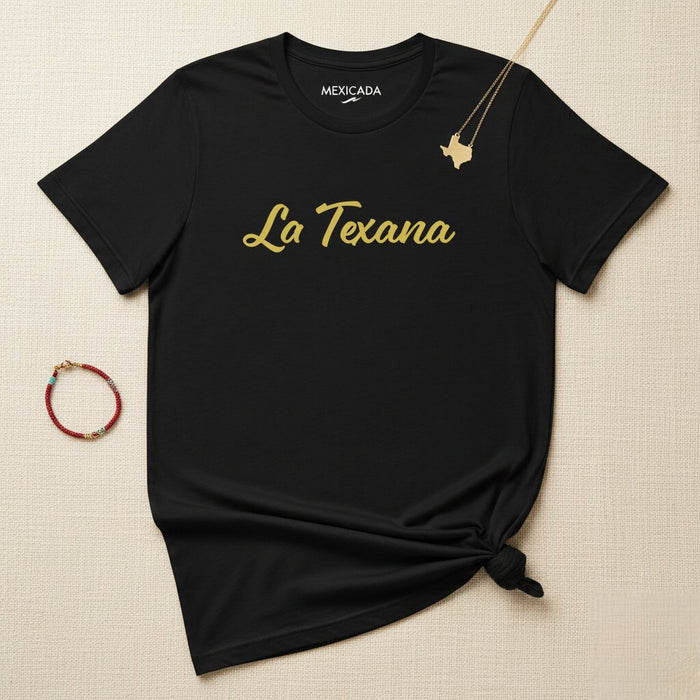 La Texana T-Shirt | The Texan, Cowboy Spirit, Western Pride, Rodeo Heritage, Lone Star Identity | L5