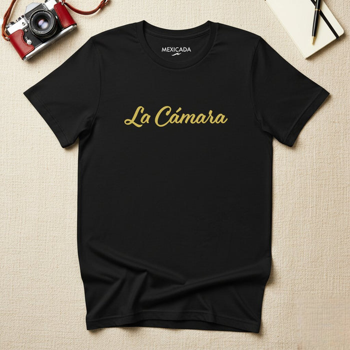 La maglietta da uomo e donna La Cámara | Fotocamera, fotografia, arte, passione, creatività | L5