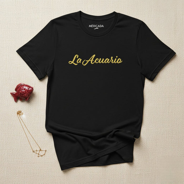 Maglietta Acuario | Acquario, Zodiaco, Astrologia, Portatore d'Acqua, Destino, Energia Cosmica | L5