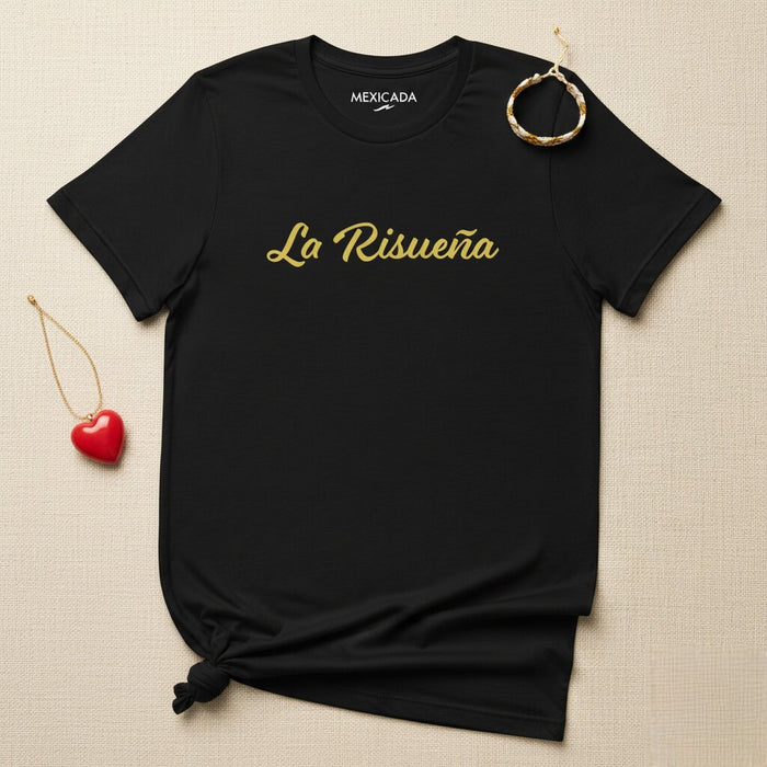 La T-Shirt Sorridente | Gioia, Risata, Felicità, Energia Positiva, Spirito Allegro | L5