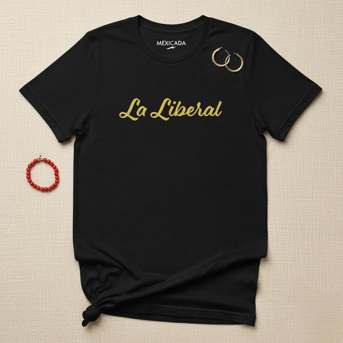 La T-Shirt Liberale | Liberalismo, Libertà, Uguaglianza, Giustizia, Orgoglio, Coraggio, Voce | L5