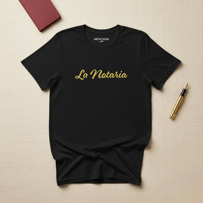 La maglietta da uomo e da donna La Notaria | Il notaio, giustizia, autorità, legge, potere, rispetto | L5