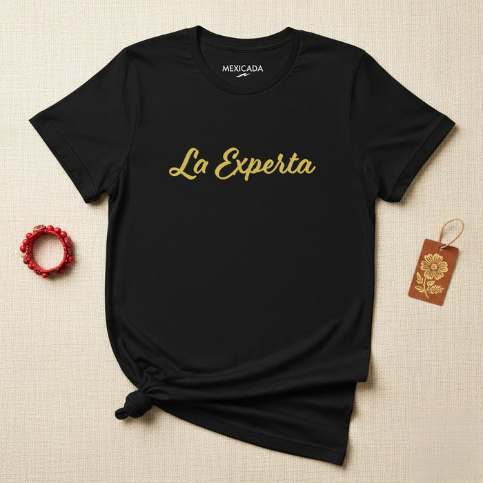 La T-Shirt da Uomo e Donna La Experta | L'Esperto, Saggezza, Conoscenza, Fiducia, Potere | L5