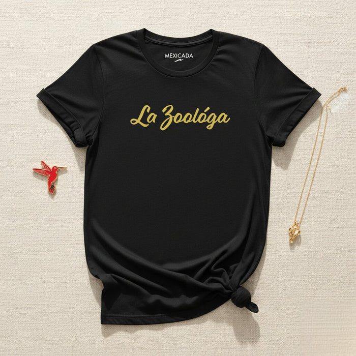 La T-shirt della Zoologa | L'Esploratrice di Natura e Fauna Selvatica, Amante degli Animali, Spirito Avventuroso | L5