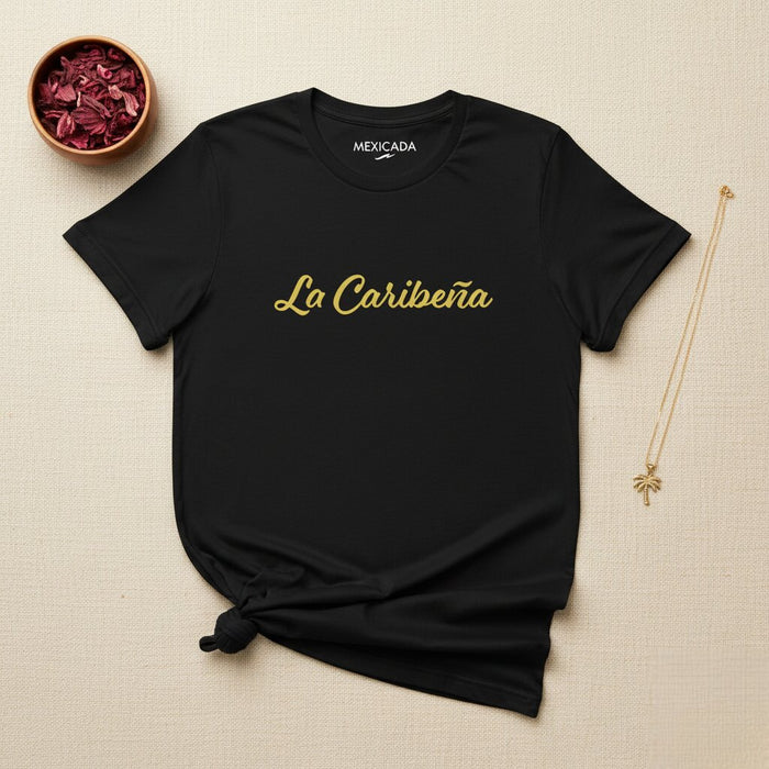La T-Shirt Caribeña | Caraibico, Tropicale, Vibrazioni Isolane, Estate, Spiaggia, Colorata | L5