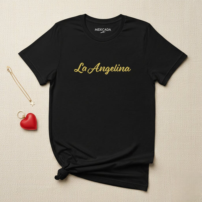 T-shirt La Angelina Uomo e Donna | Angelo, Guardiano, Fede, Protezione, Ispirazione | L5