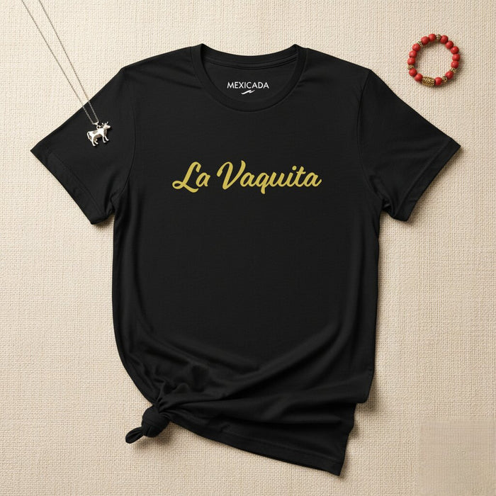 Maglietta Unisex La Vaquita | Mucca, Forza, Buona Fortuna, Simbolo Messicano, Spirito Animale Carino | L5