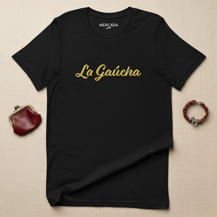 Maglietta La Gaúcha | La Cowgirl, Spirito Rodeo, a Cavallo, Vita da Ranch, Orgoglio Western | L5