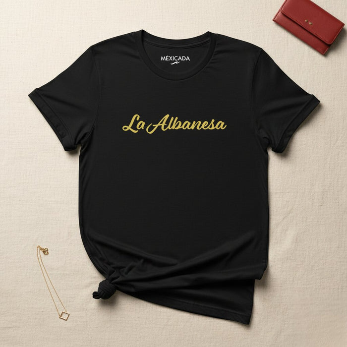 La Albanesa T-Shirt | The Albanian, Pride, Heritage, Culture, Identity | L5