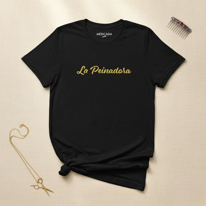Maglietta da uomo e donna La Peinadora | Parrucchiere, salone, bellezza, professionale, stile, L5