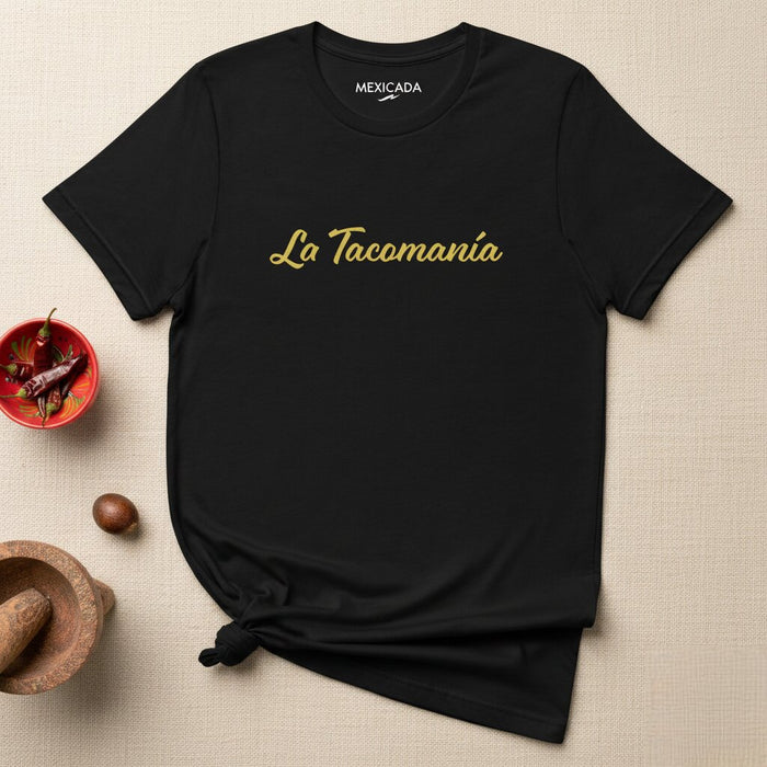 La T-Shirt da uomo e donna La Tacomanía | Taco, cibo messicano, divertimento, amante del cibo, L5