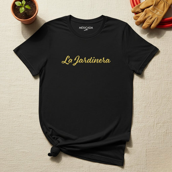La T-shirt da uomo e donna La Jardinera | Giardiniere, natura, semina, crescita, agricoltura | L5