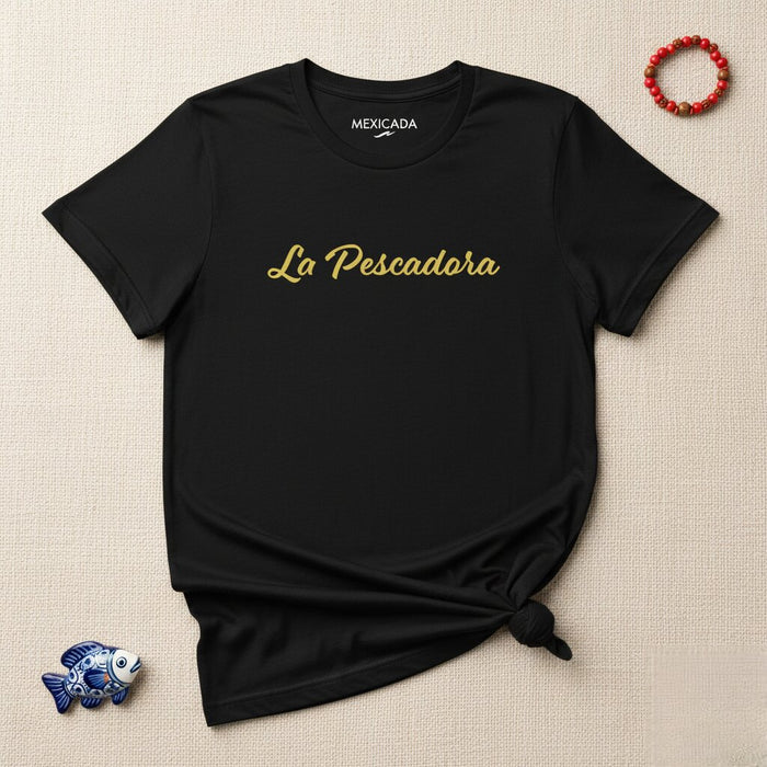 T-Shirt da Uomo e Donna La Pescadora | Pescatrice, Forza, Natura, Mare, Avventura | L5