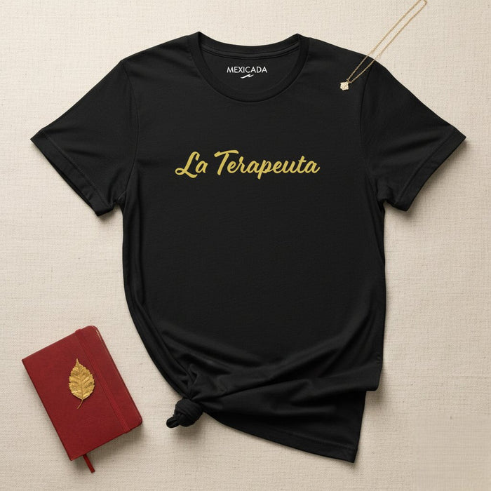 Maglietta da uomo e donna La Terapeuta | Terapista, Guarigione, Salute Mentale, Cura di Sé | L5
