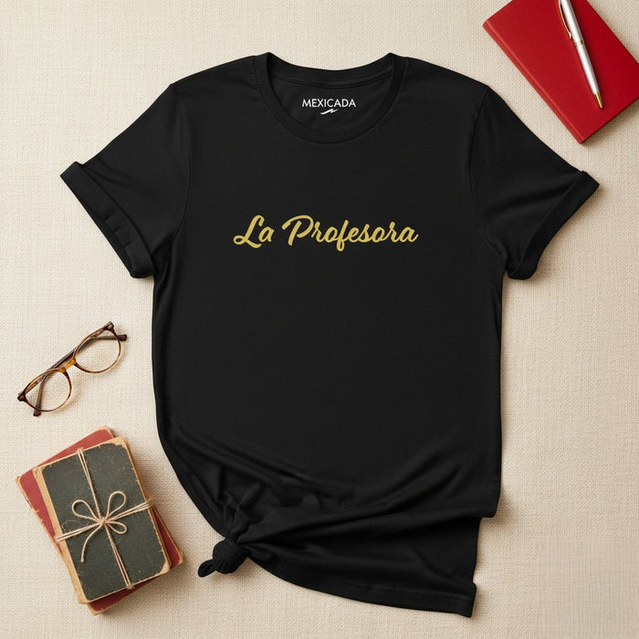 La T-Shirt da Uomo e Donna La Profesora | M5, Casual, Comoda, Moda, Unisex, Abbigliamento Quotidiano, Elegante, ConforteV5