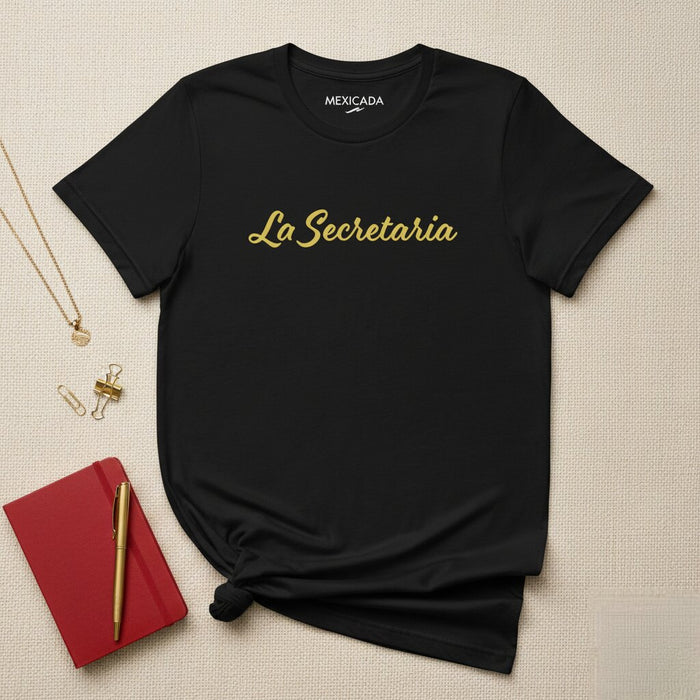La Maglietta da Uomo e Donna La Secretaria | Il Segretario, Potere, Intelligenza, Ambizione, Leadership | L5